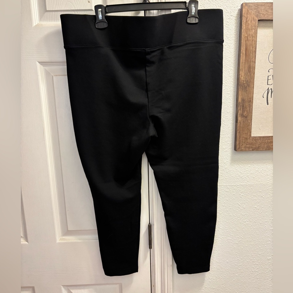 Torrid Size 2 Jet Black Pixie Pants - image 2